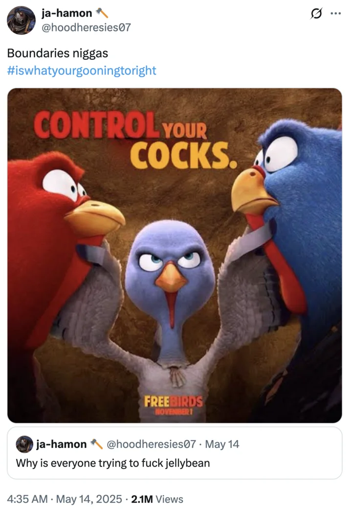 Unrelated meme format used in Jellybean discussion thread.