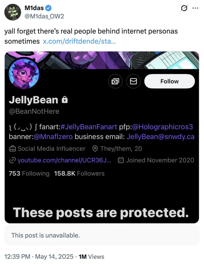 Serious discourse about the meme's harmful impacts.