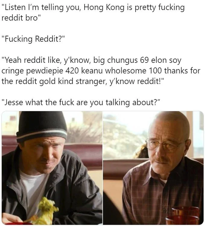 Complex narrative variation of the meme format.