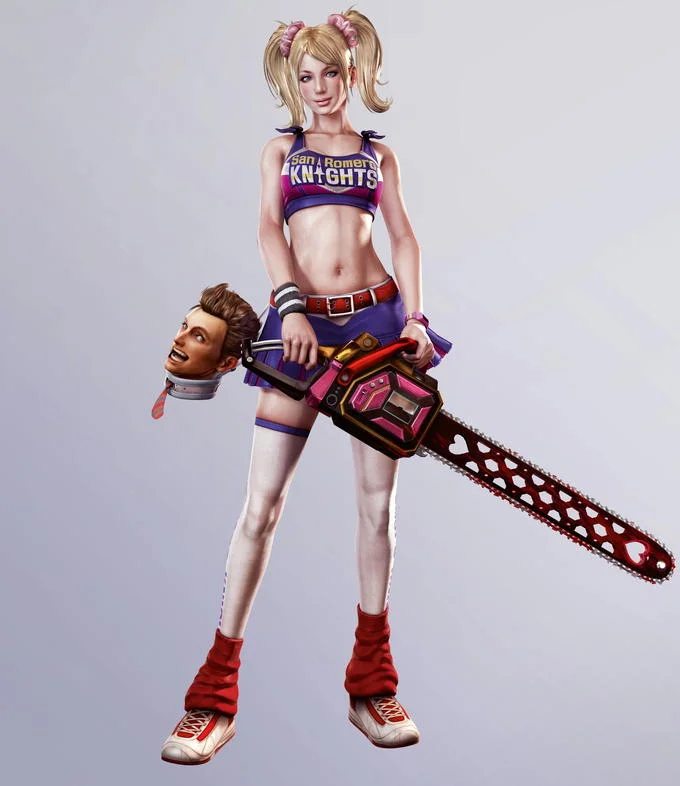 The Lollipop Chainsaw character Juliet Starling, whom Jessica Nigri was officially chosen to cosplay for the game's promotion.