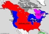 Direct multicolor variant of the original Jesusland concept.
