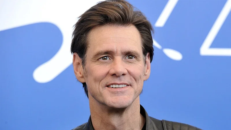 Actor and comedian Jim Carrey photographed at a film festival press appearance.