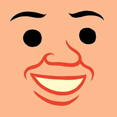 The iconic grinning face representative of Joan Cornellà's signature illustration style, used as the entry's cover icon.