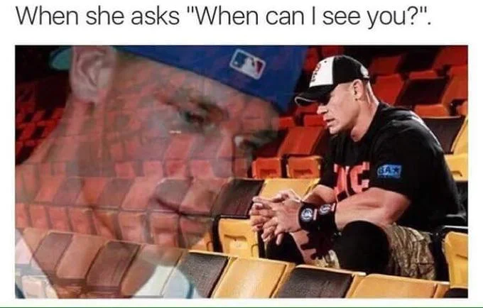 Dating humor using the invisibility invisibility concept.