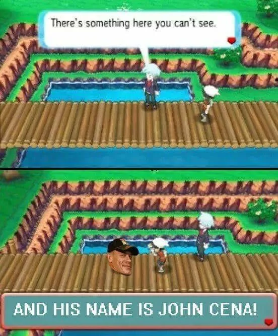 Video game integration of the famous catchphrase.