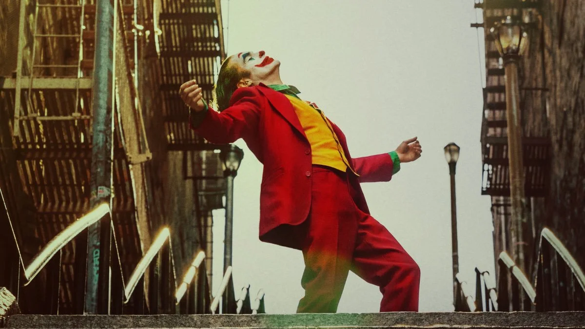 The iconic Bronx stairs scene from 'Joker' (2019), featuring Joaquin Phoenix as Arthur Fleck, became one of the most recognizable and meme-referenced images from the film.
