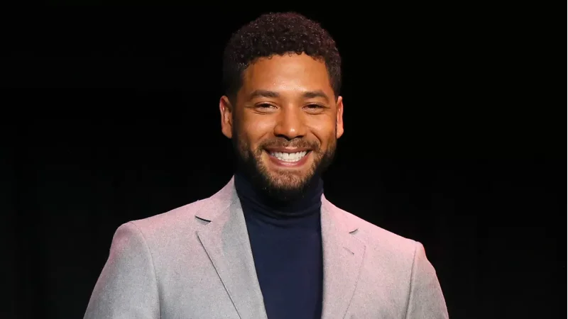 Actor Jussie Smollett, whose January 2019 hate crime allegation became the center of a widely covered scandal.