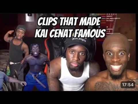 Video compilation thumbnail of clips that made Kai Cenat famous on streaming platforms