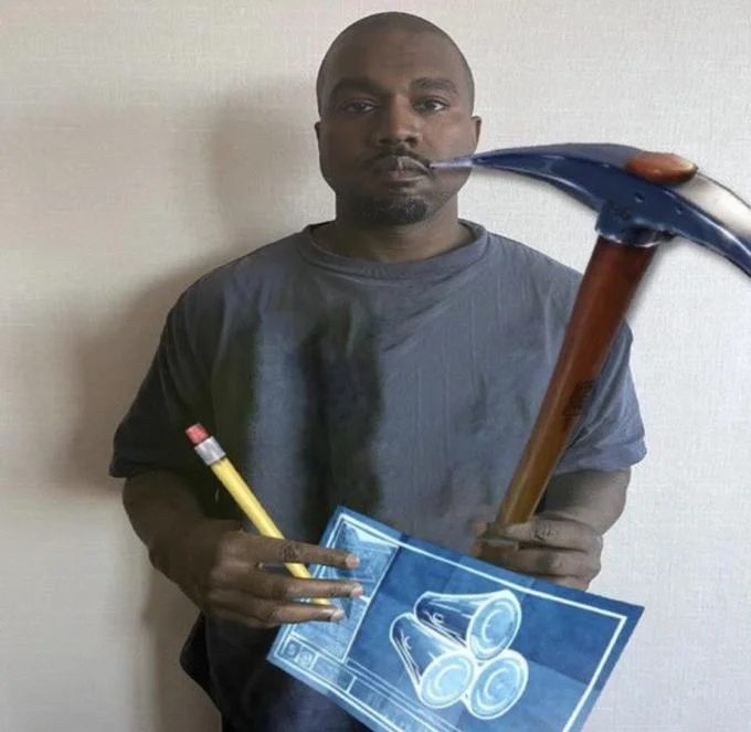 Fortnite builder mashup of the viral photo format.