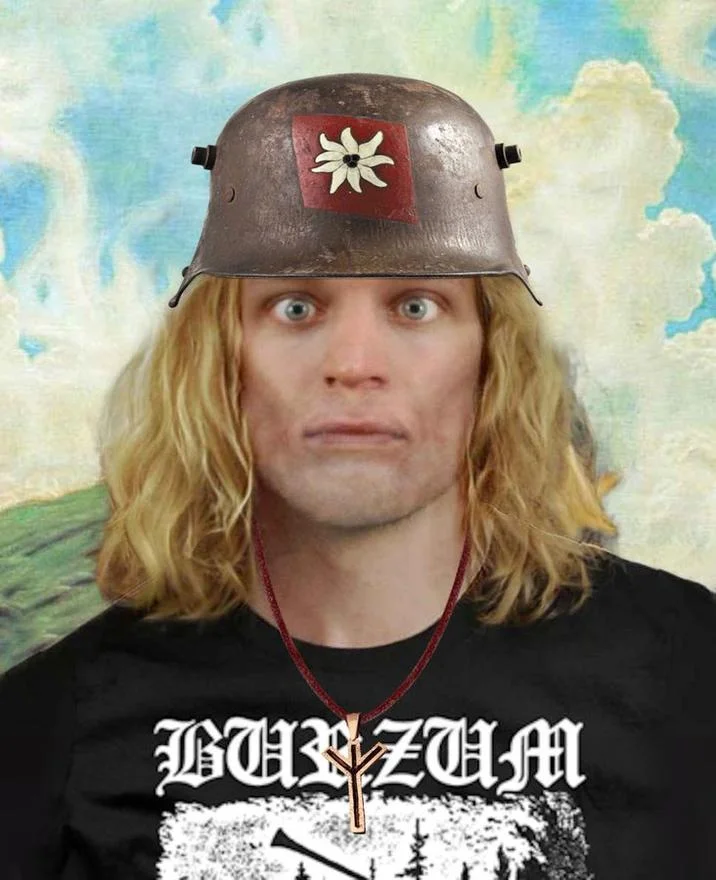 Viking warrior aesthetic associated with Valhalla mythology.