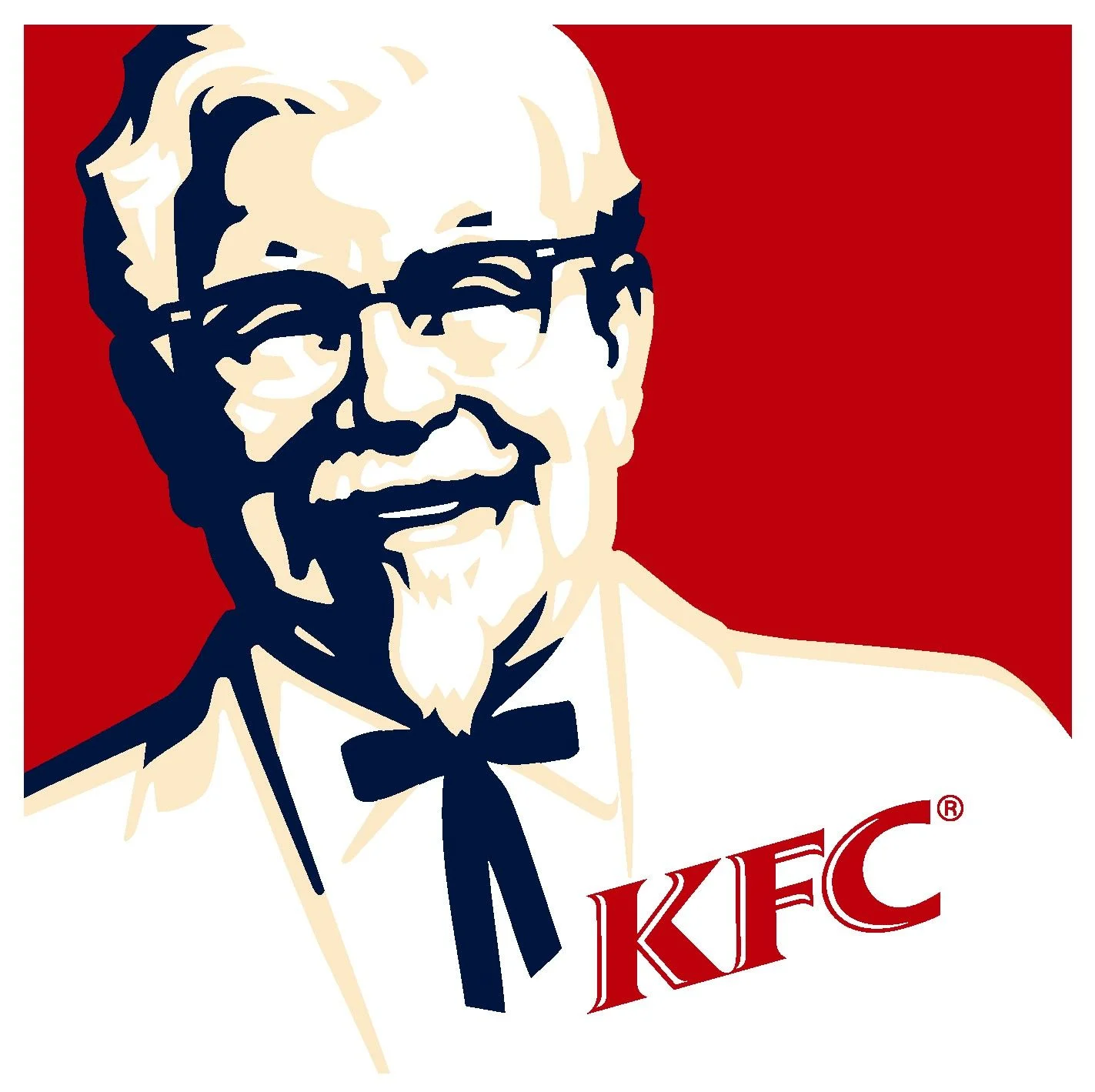 The official KFC logo featuring Colonel Harland Sanders, the company's founder and mascot.