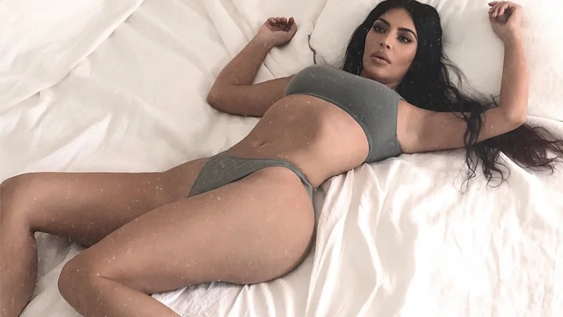 The original 'Like butter.' photograph Kim Kardashian posted, which became the source image of the meme.