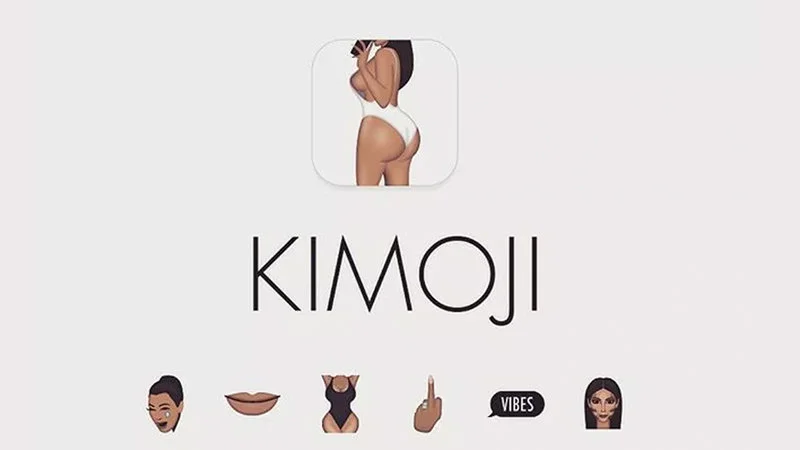 Official promotional layout of the Kimoji collection.