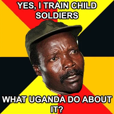 A pun-based image macro built around Joseph Kony's likeness that spread widely as part of the KONY 2012 meme reaction wave.