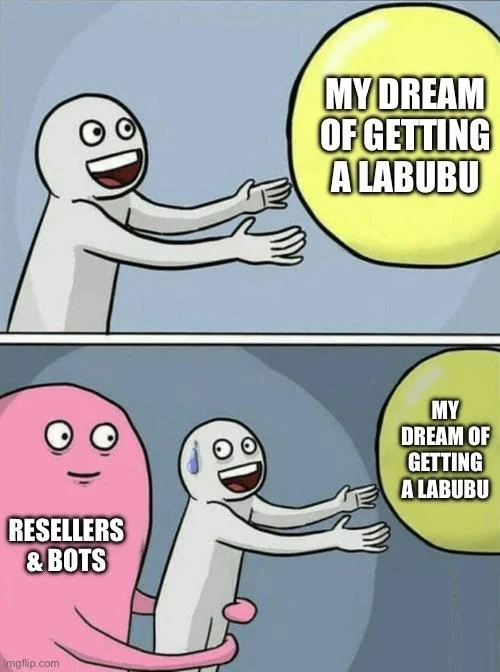 Frustration with scalpers preventing retail purchases.