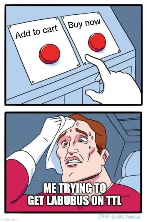 Real-time stress of competing for limited Labubu releases.
