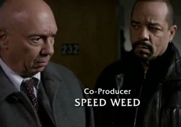 The oft-shared SVU end-credits moment showcasing the memorable real name of co-producer Speed Weed.
