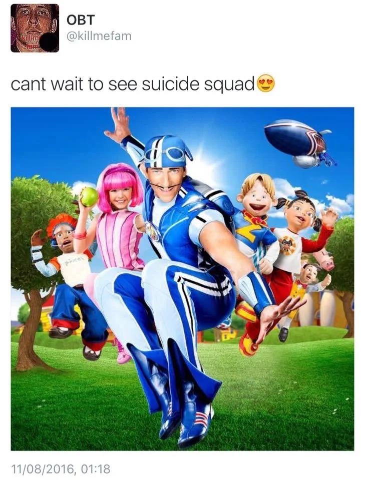 LazyTown cast humorously compared to the Suicide Squad.