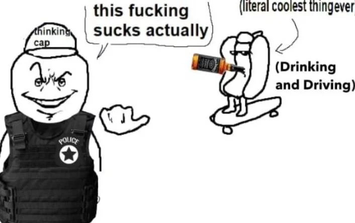 Dark satirical variant of the template.
