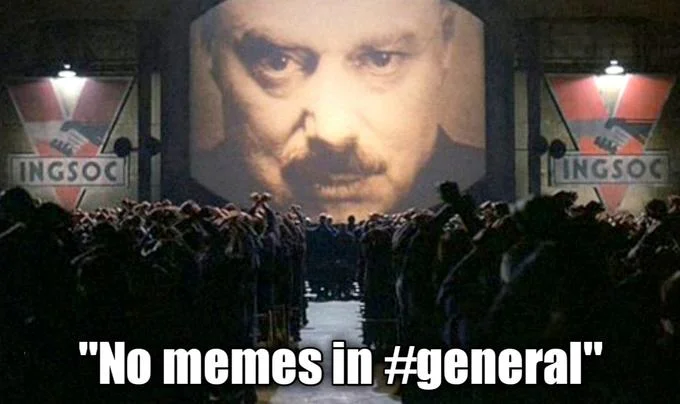 Full Big Brother scene with INGSOC propaganda.