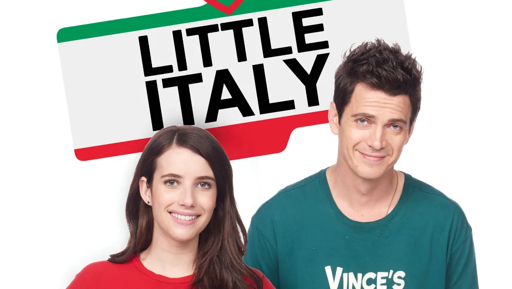 The Little Italy (2018) promotional poster crop that became the basis of the meme.