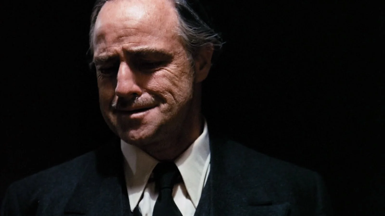 The original film still from The Godfather (1972) that became the basis for the 'Look How They Massacred My Boy' meme.