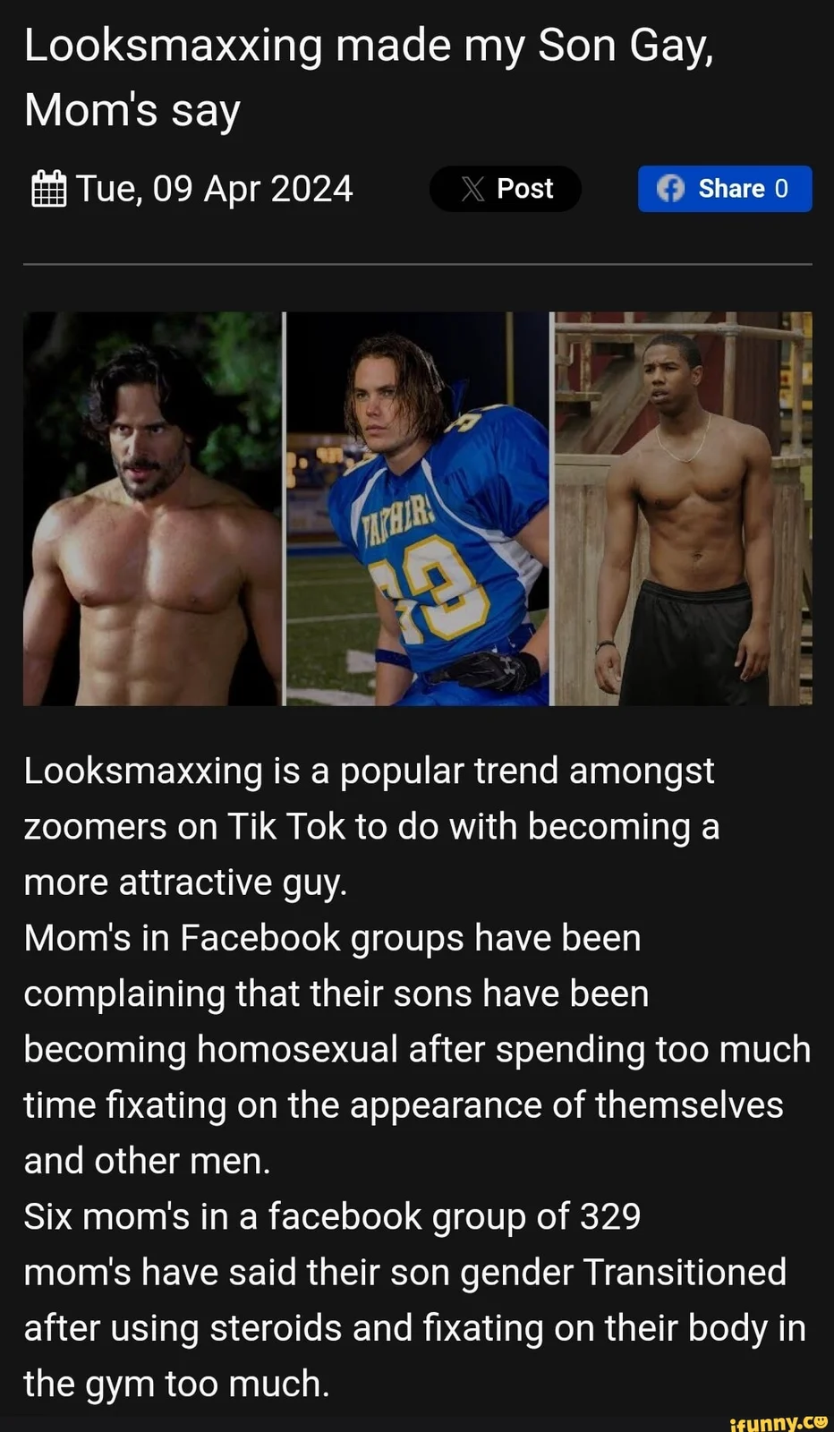 Blog post analyzing looksmaxxing trend impact.