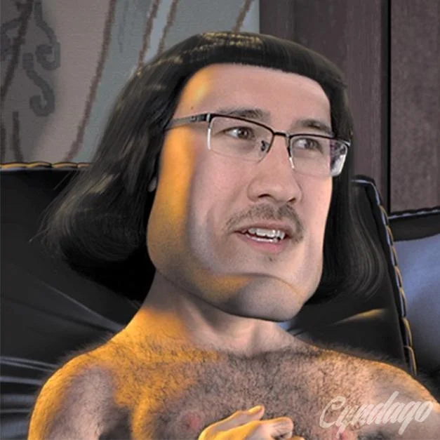 A composite meme predicting a future where enough Farquaad-Markiplier variants exist to spell out Einstein's equation E=mc².