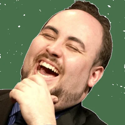 The exaggerated open-mouth overlay commonly used in LUL variant meme images.