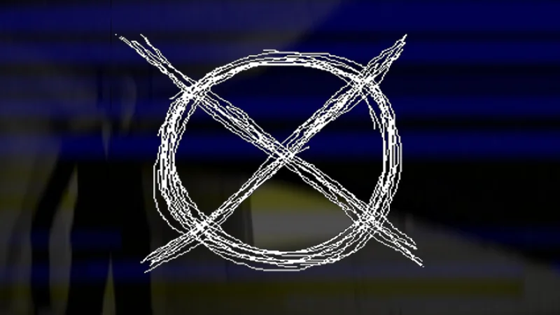 The Operator Symbol, the signature emblem of the Marble Hornets web series and associated Slender Man mythos.