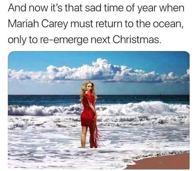 A 2021 tweet counting down the end of October as Mariah Carey's annual thaw approaches.