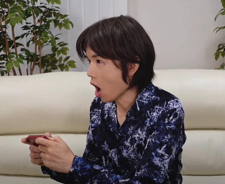 A widely circulated 'Sakurai says' subtitle meme from his 'Masahiro Sakurai on Creating Games' YouTube series.