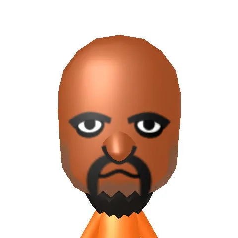 The default Mii model of Matt as he appears in Wii Sports and Wii Sports Club.
