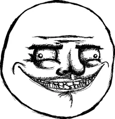 Simple bold Me Gusta character.