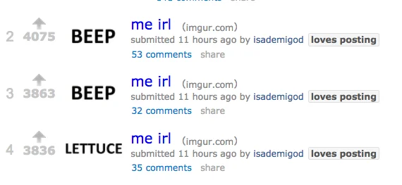 Absurdist word prefix variation posts.