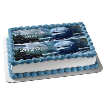 Physical merchandise version on cake.