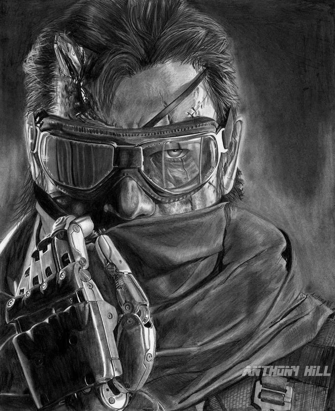 The PlayStation 4 cover art for Metal Gear Solid V: The Phantom Pain shown with its pre-release and final ESRB ratings.