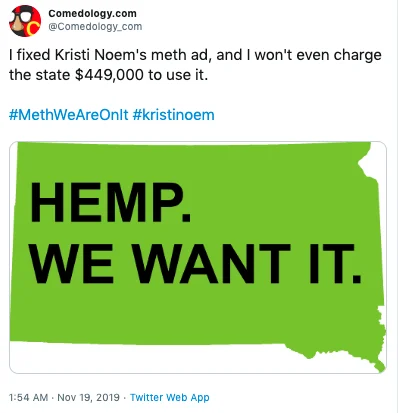 Template adapted for satirical cannabis reference humor.