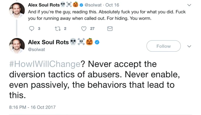 Zero-tolerance response to harassment and enablement.