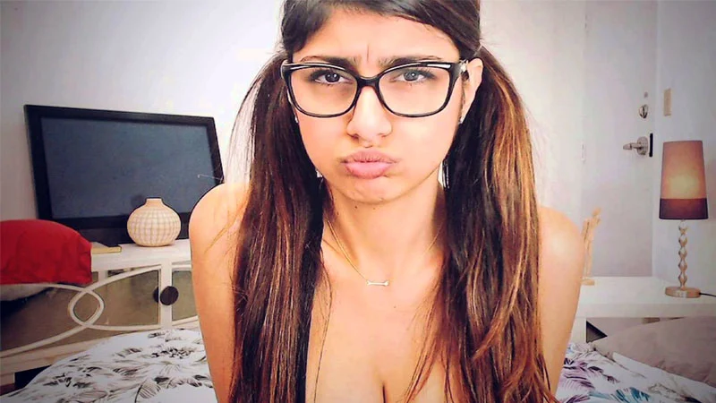 Mia Khalifa, the former adult film performer whose brief 2014-2015 career made her one of the most searched-for names on the internet.