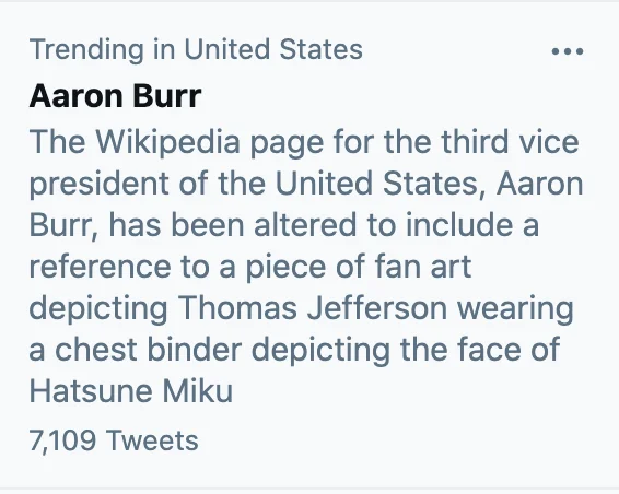 The Miku Binder Thomas Jefferson artwork as it appeared during its viral spread.