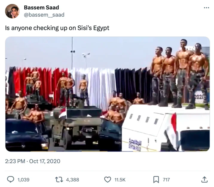 Viral example of government-orchestrated propaganda.