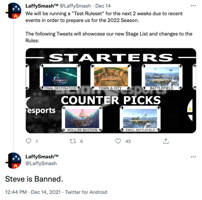 Minecraft Steve in Smash