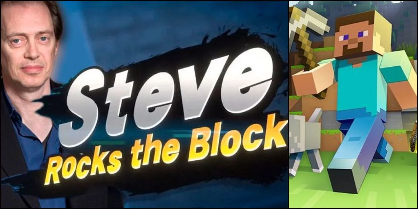Minecraft Steve in Smash