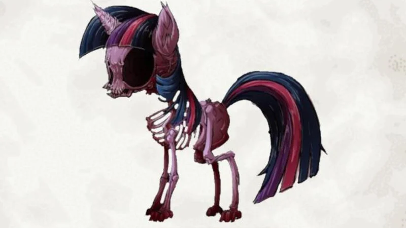 The horror visual core exemplifying MLP Infection aesthetic.