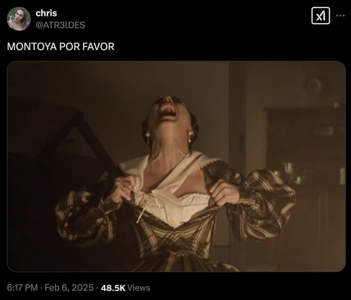 Theatrical adaptation of viral catchphrase meme.
