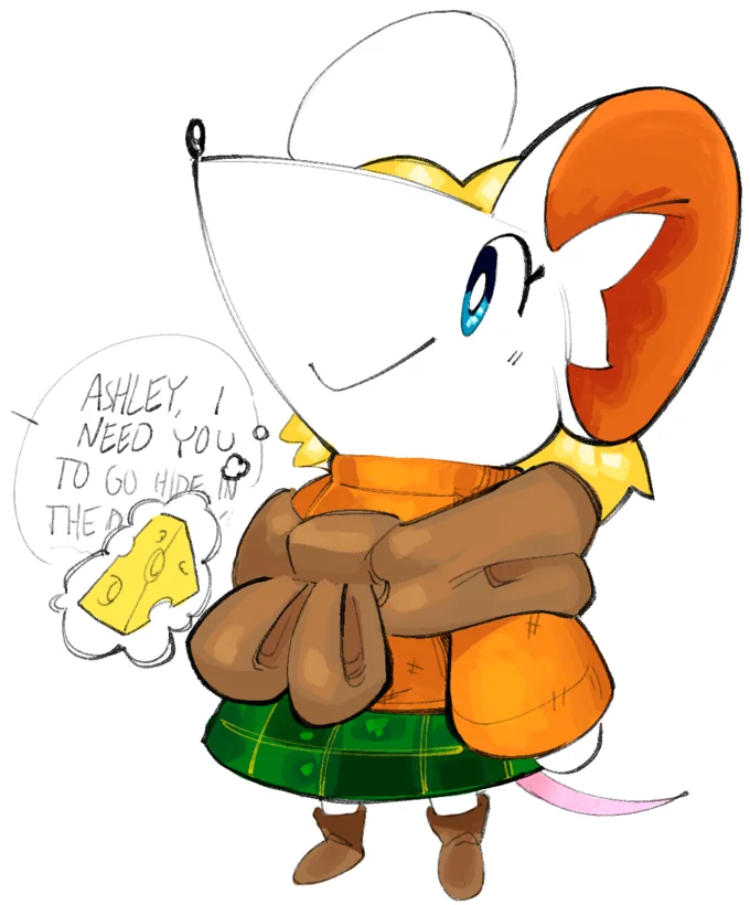 Semi-finished style revealing artist's working process.