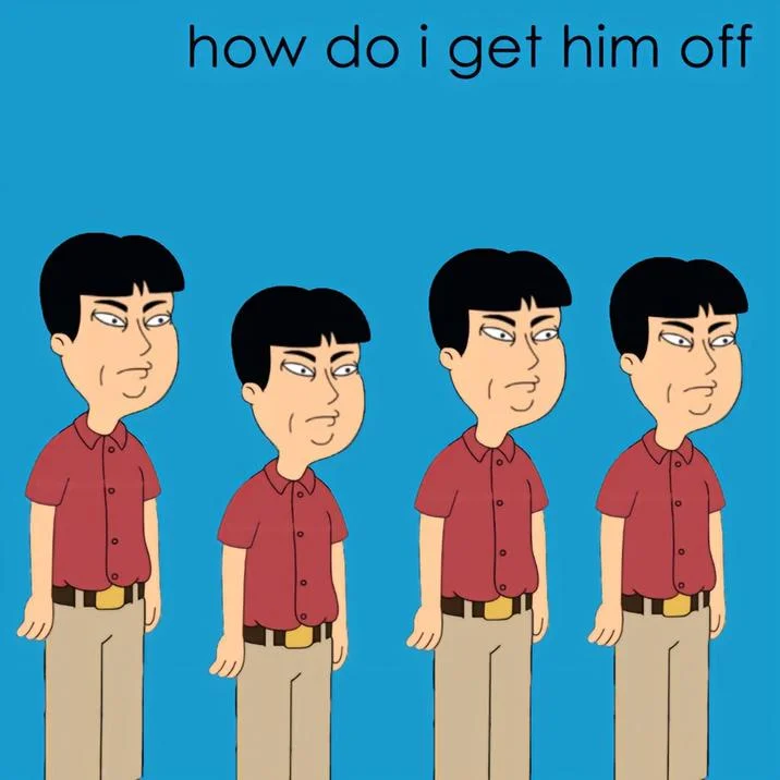 A clean illustration showing the isolated Mr. Washee Washee character asset in multiple poses used across the meme's remixes.