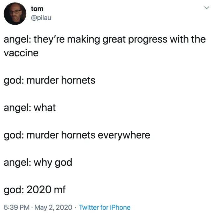 Angel-God format frequently used in meme variations.