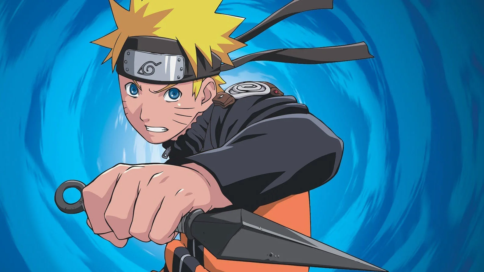 Naruto Uzumaki, the protagonist of the Naruto anime and manga series.
